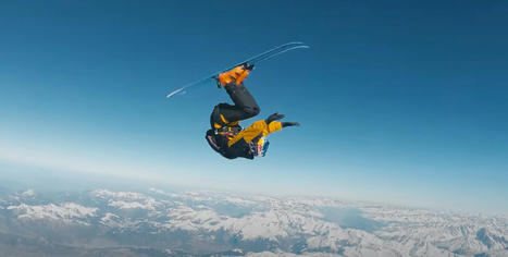 Sports extrêmes : le saut spectaculaire de Fred Fugen mêlant ski et chute libre | No limite | Scoop.it