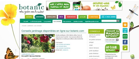 Conseils jardinage disponibles en ligne sur botanic.com | Hobby, LifeStyle and much more... (multilingual: EN, FR, DE) | Scoop.it