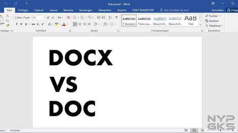 DOCX and DOC: What’s the difference? | Gadget Reviews | Scoop.it