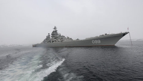 Une Task Force navale russe conduite par le croiseur nucléaire Pyotr Veliky en mission de présence en Arctique | Newsletter navale | Scoop.it