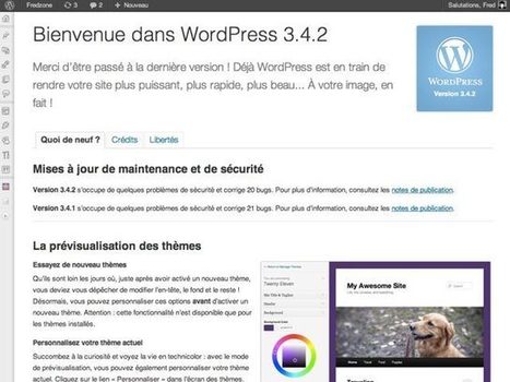WordPress 3.4.2 : nouvelle mise à jour de sécurité ! | Geeks | Scoop.it