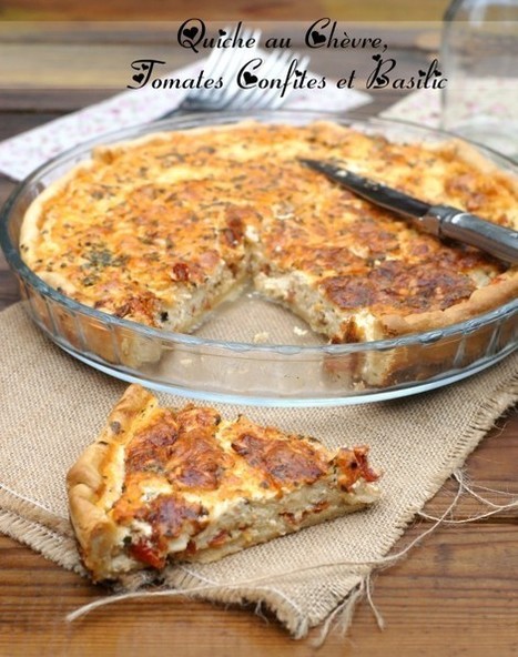 Quiche au chèvre tomates confites et basilic | recettes du ramadan  وصفات رمضان أطباق رمضان مطبخ رمضان | Scoop.it
