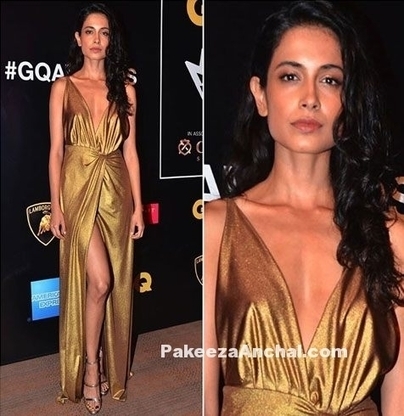 Sarah Jane Dias in Golden outfit by Deme by Gabriella | Indian Fashion Updates | Scoop.it