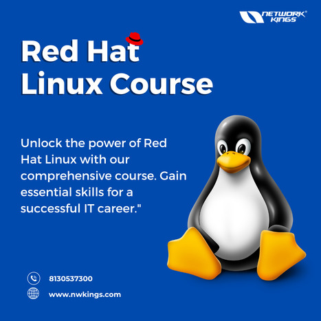Red Hat linux Course | Learn courses CCNA, CCNP, CCIE, CEH, AWS. Directly from Engineers, Network Kings is an online training platform by Engineers for Engineers. | Scoop.it