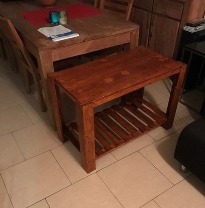 My First Pallet Coffee Table | 1001 Pallets ideas ! | Scoop.it