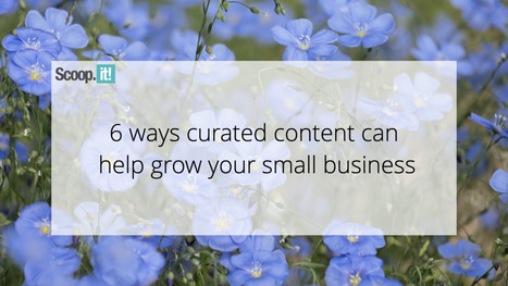 6 Ways Curated Content Can Help Grow Your Small Business | 21st Century Learning and Teaching | Scoop.it