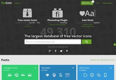 5 Great Sites for Downloading Free Icons | DIGITAL LEARNING | Scoop.it