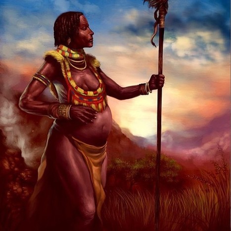 Africa - Kenya art : a kenyan Tribe mother... | World Arts | Scoop.it