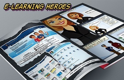 Weekly Challenge: Design a Comic Book Theme for Your E-Learning Course - E-Learning Heroes | Creative teaching and learning | Scoop.it