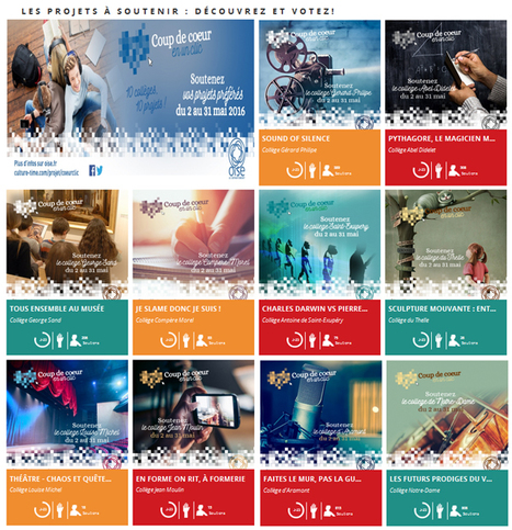 Du 2 au 31 mai Votez pour votre projet pr&eacute;f&eacute;r&eacute; ! 10 projets 10 coll&egrave;ges #CDDC #EAC | TUICnum&eacute;rique | Scoop.it