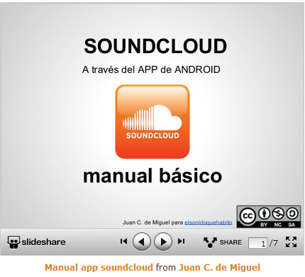 Utilizando Soundcloud desde el móvil | TIC & Educación | Scoop.it