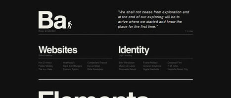 BLACK in Web Design  50 Examples Inspire via Speckboy | Must Design | Scoop.it