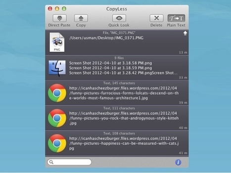CopyLess For Mac - Enlarge The Clipboard Of Your Mac - Geeky Apple - The new iPad 3, iPhone iOS6 Jailbreaking and Unlocking Guides | Best iPhone Applications For Business | Scoop.it