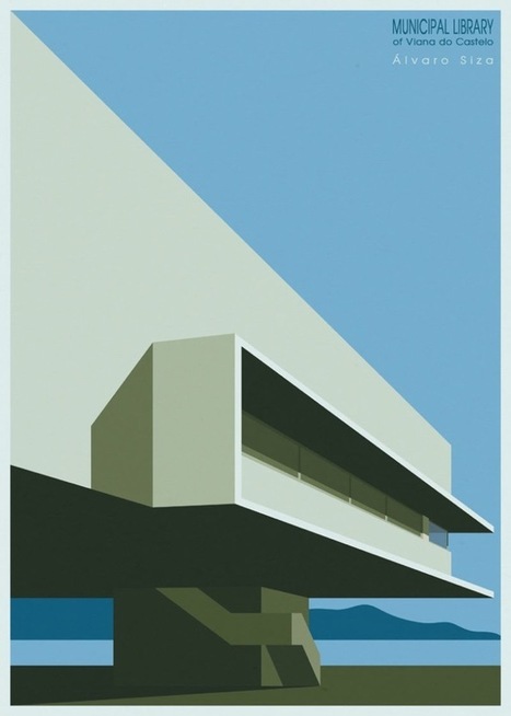 Famous libraries on minimalist posters by André Chiote (pictures) | NOTIZIE DAL MONDO DELLA TRADUZIONE | Scoop.it