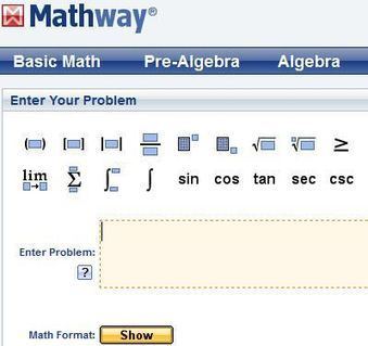 Trouver la solution à un problème de mathématiques avec Mathway | Time to Learn | Scoop.it