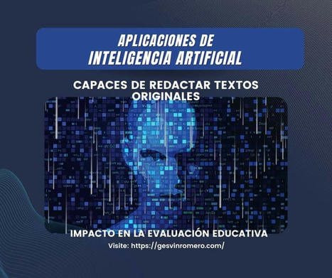 Aplicaciones de Inteligencia Artificial Capaces de Redactar Textos Originales y su Impacto en la Evaluación Educativa – | Educación con Innovación | Scoop.it