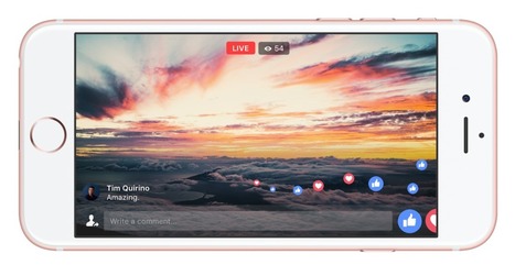 Facebook Live : un mode plein écran et jusqu'à 4 heures de vidéo en direct - Blog du Modérateur | Geeks | Scoop.it