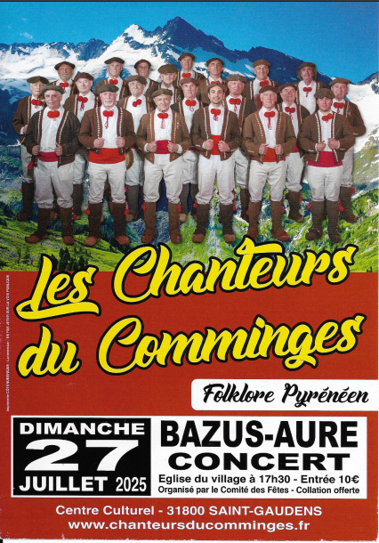 Concert Les chanteurs du Comminges le 27 juillet à Bazus-Aure | Vallées d'Aure & Louron - Pyrénées | Scoop.it
