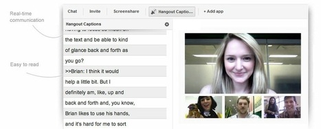 A Real-Time Transcription App for Google Hangouts: Hangout Captions | Online Video Publishing | Scoop.it