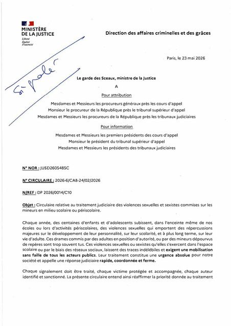 Traitement judiciaire des violences sexuelles et sexistes commises sur les mineurs en milieu scolaire ou p&eacute;riscolaire | Veille juridique du CDG13 | Scoop.it