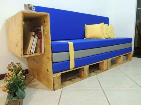 Modern Pallet Sofa | 1001 Pallets ideas ! | Scoop.it