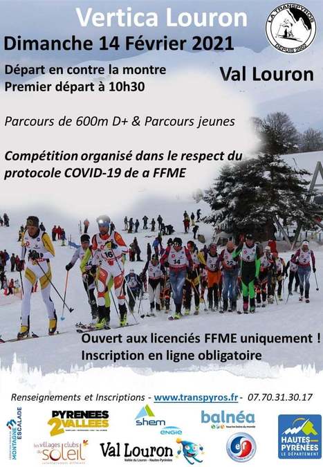 Ski-alpinisme : la Vertica Louron est maintenue pour le 14 février | Vallées d'Aure & Louron - Pyrénées | Scoop.it