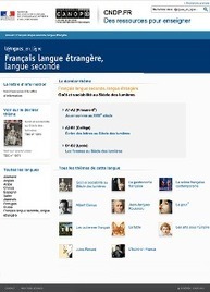 Langues en ligne. Français langue seconde, langue étrangère - Réseau Canopé | Sélection de ressources - MEEF Langues vivantes | Scoop.it
