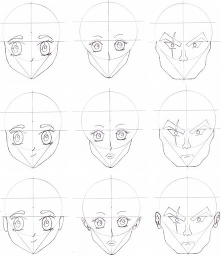 Featured image of post Head Drawing References Anime