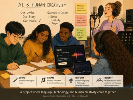 AI as Collaborator:&nbsp;Human-Written Lyrics, AI-Sung Music, and Critical Reflection | Education 2.0 & 3.0 | Scoop.it