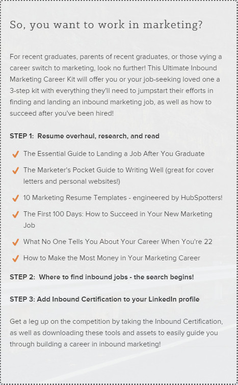 The Ultimate Inbound Marketing Career Kit - HubSpot | The MarTech Digest | Scoop.it