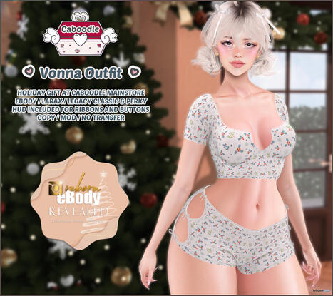 Vonna Outfit Holiday Edition December 2025 Gift by Caboodle | Teleport Hub - Second Life Freebies | Second Life Freebies | Scoop.it