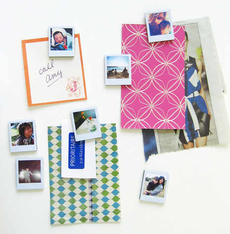 Tiny Polaroid Magnets | Aprender Manualidades infantiles | Scoop.it