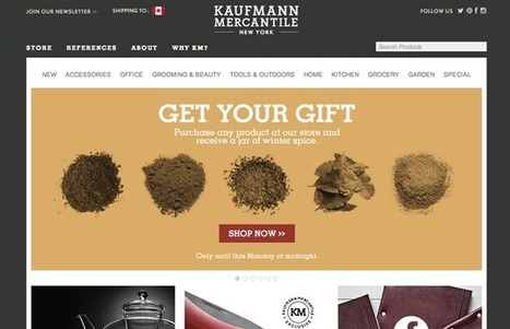 30 Beautiful and Creative Ecommerce Website Designs – Shopify | Must Design | Scoop.it