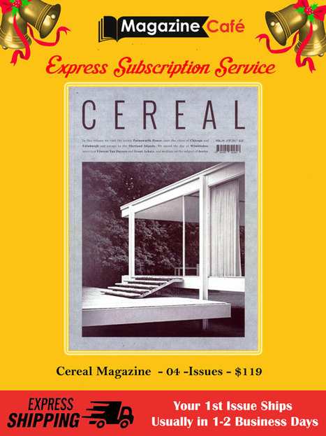 Cereal Magazine Subscription USA - MagazineCafeStore.com NYC | Magazine Cafe Store- 5000+ Fashion Magazine Subscriptions - www.Magazinecafestore.com | Scoop.it