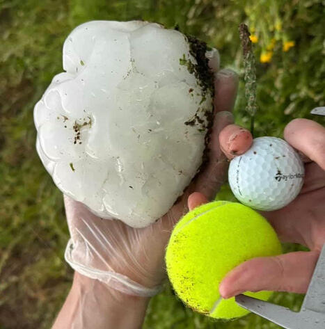 Des grêlons géants de la taille d'un pamplemousse se sont écrasés au Texas | Planète DDurable | Scoop.it
