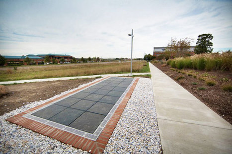 De nouveaux trottoirs équipés de panneaux solaires éclairent l’allée d’un campus universitaire | Immobilier | Scoop.it