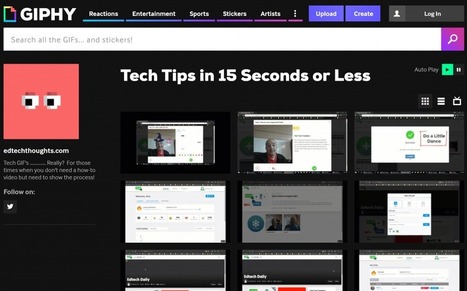 Using animated GIFs for quick tutorial tips via TechNotes Blog - TCEA  | iGeneration - 21st Century Education (Pedagogy & Digital Innovation) | Scoop.it