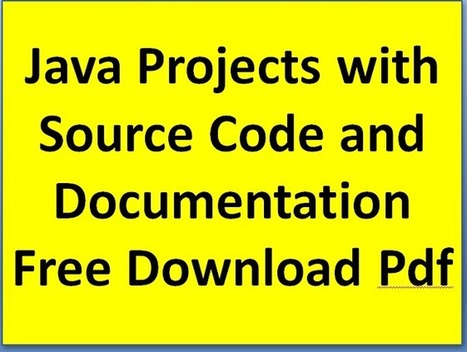 Free Download Java Projects With Source Code And Description