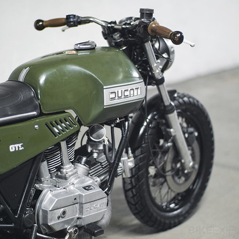 motographite cafe racer | DUCATI GTS 860 CUSTOM CAMO SCRAMBLER '76 | Ductalk: What's Up In The World Of Ducati | Scoop.it