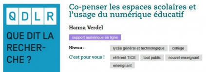 Co-penser les espaces scolaires et l'usage du numérique éducatif - Educavox, Ecole, pédagogie, enseignement, formation | ASTUTICE EN FLE | Scoop.it