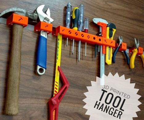 3D Printed Tool Hanger: 7 Steps (with Pictures) | tecno4 | Scoop.it