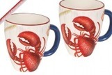 Red Lobster Coffee Mug Set of 2 nautical Large | Boston, you're my home | Scoop.it
