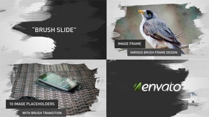 Brush Image/Video Slides - After Effects Project (Videohive) | Image Effects, Filters, Masks and Other Image Processing Methods | Scoop.it