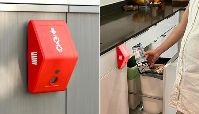 Ce tracker intelligent utilise ChatGPT pour vous aider à trier les déchets ménagers