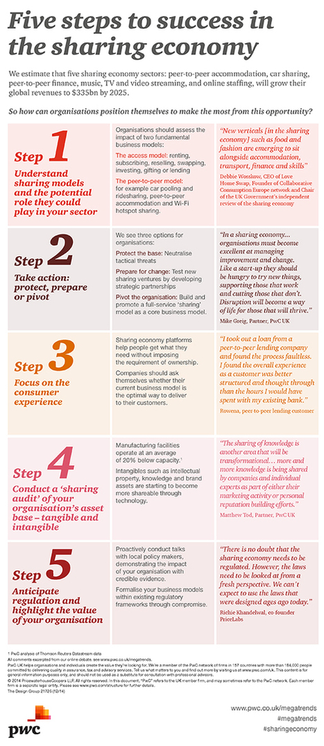 Five steps to success in the sharing economy | Peer2Politics | Scoop.it