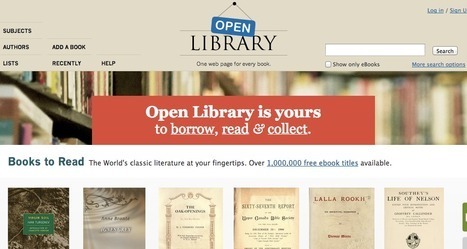 Welcome to Open Library | Open Library | Information and digital literacy in education via the digital path | Scoop.it