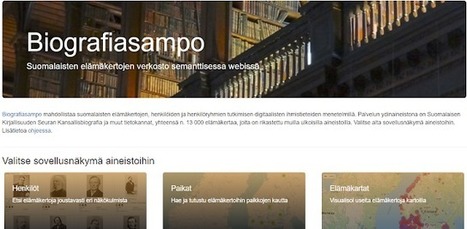 Biografiasampo | Oppitori | 1Uutiset - Lukemisen tähden | Scoop.it