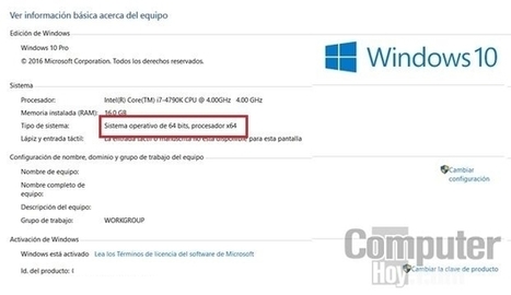 64 bits vs. 32 bits: ¿en qué se diferencian? | tecno4 | Scoop.it