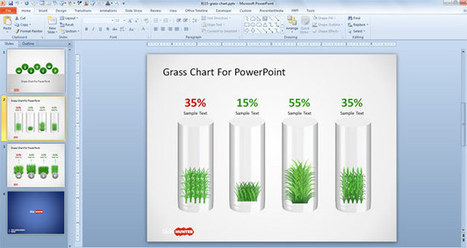 Free Creative Grass Chart Idea for PowerPoint - Free PowerPoint Templates | Free Business PowerPoint Templates | Scoop.it