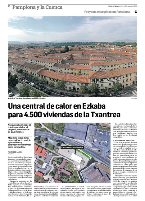 Una central de calor en Ezkaba para 4.500 viviendas de la Txantrea | Ordenación del Territorio | Scoop.it